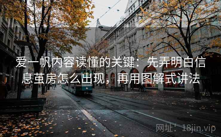 爱一帆内容读懂的关键:先弄明白信息茧房怎么出现,再用图解式讲法 爱一帆内容读懂的关键:先弄明白信息茧房怎么出现,再用图解式讲法